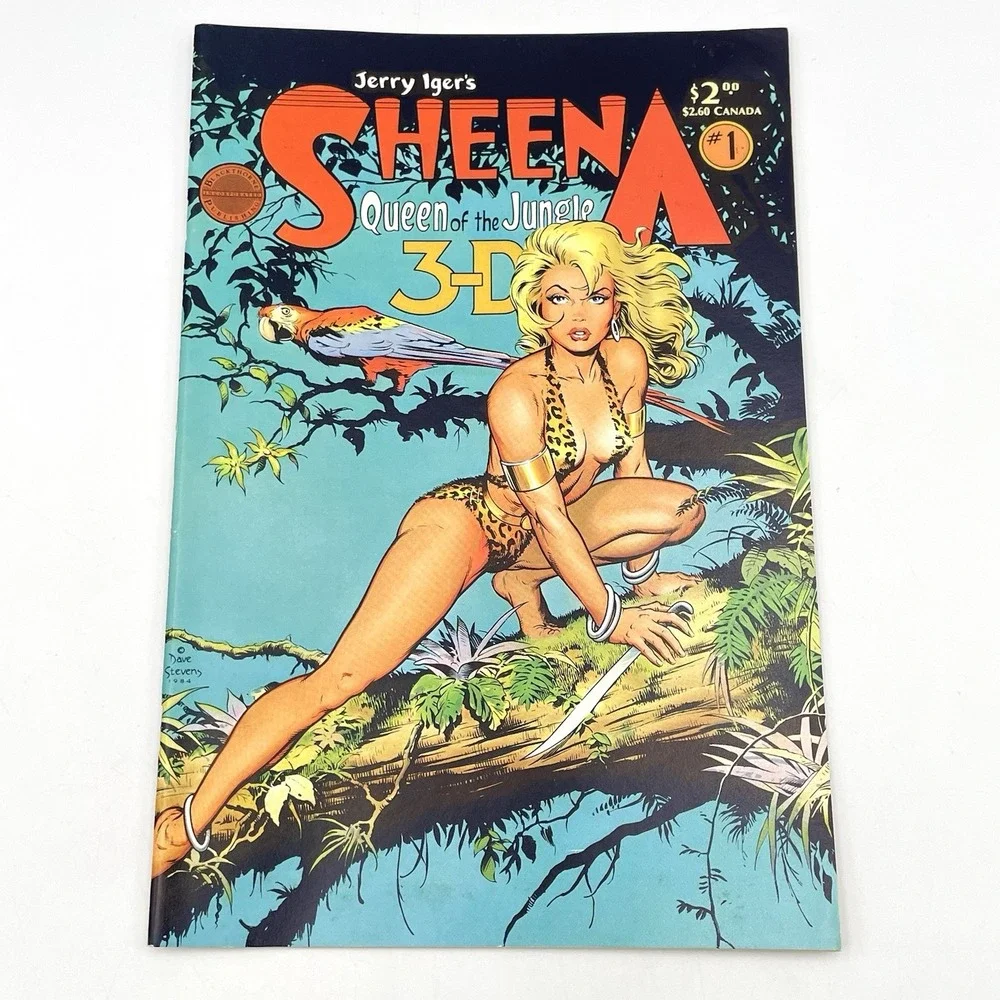 Vintage 1985 Sheena Queen Of The Jungle 3-D Special #1 Comic Blackthorne
